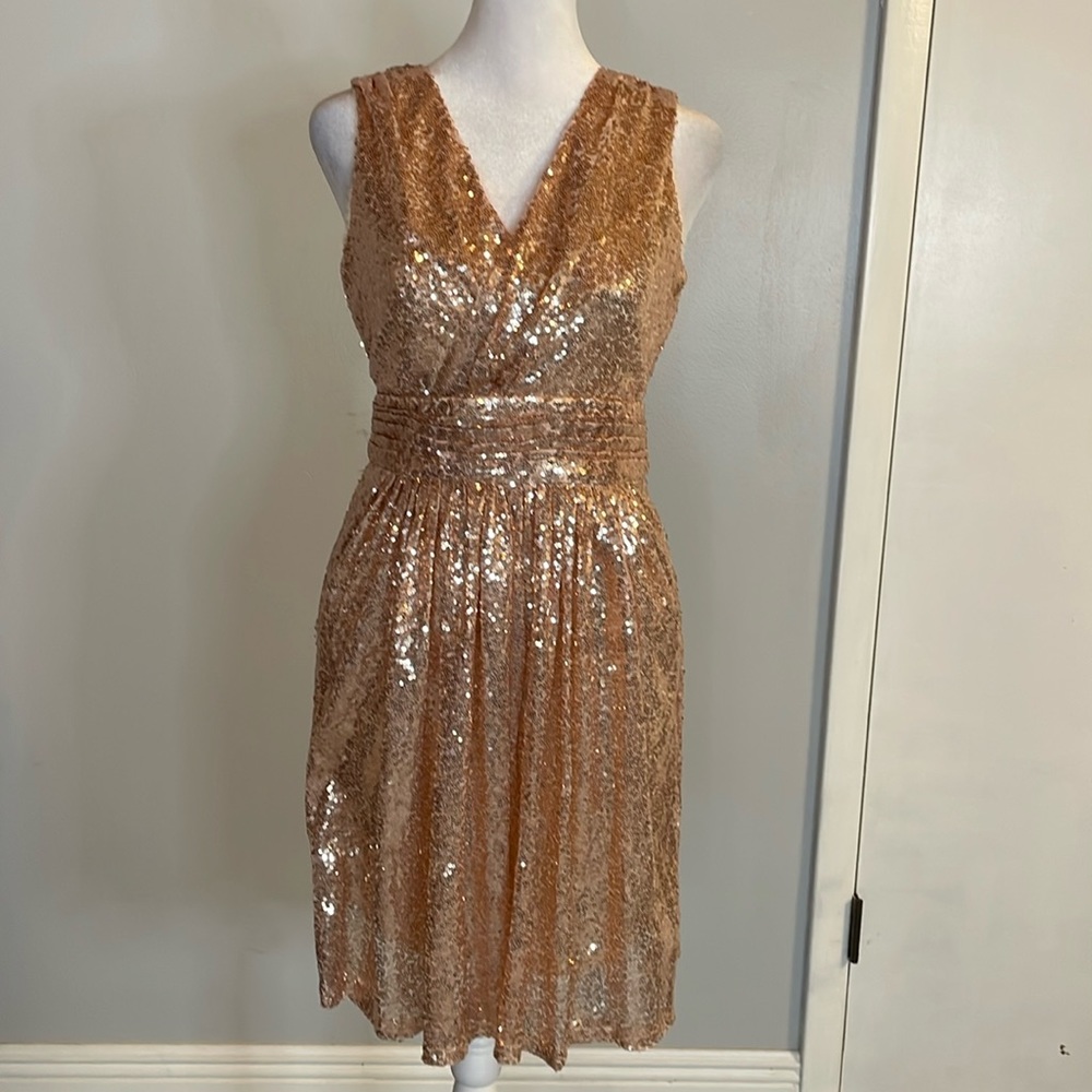 [KATE KASIN] Blush Sequin Dress - Size 4 NWT